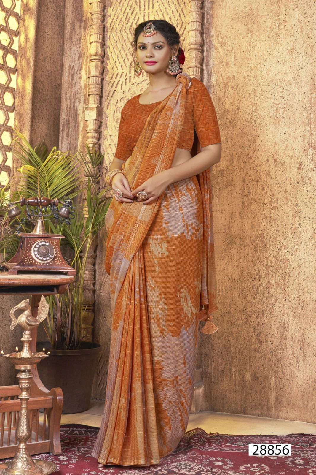 Eesha Vol 3 By Vallabhi Daily Wear Georgette Sarees Wholesale Clothing Suppliers In India
